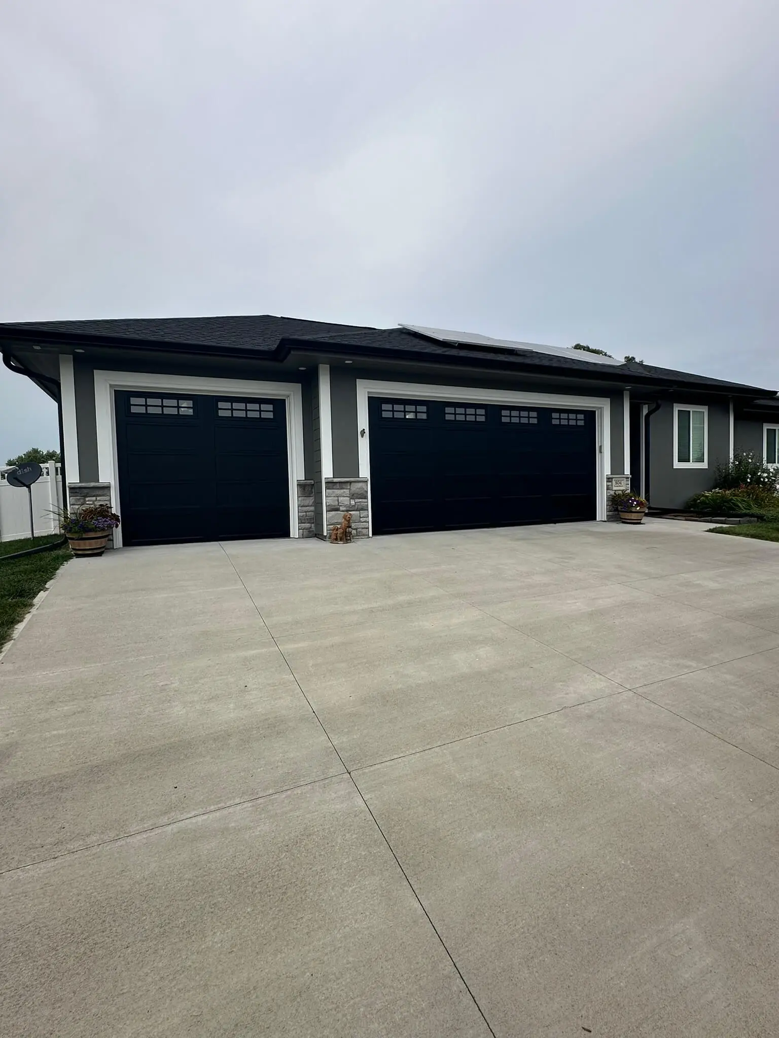 Another house sporting a fresh paint job.