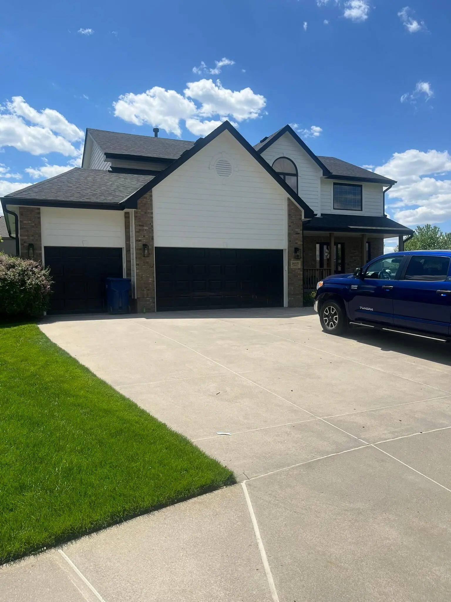 A freshly painted house by John Moran Painting